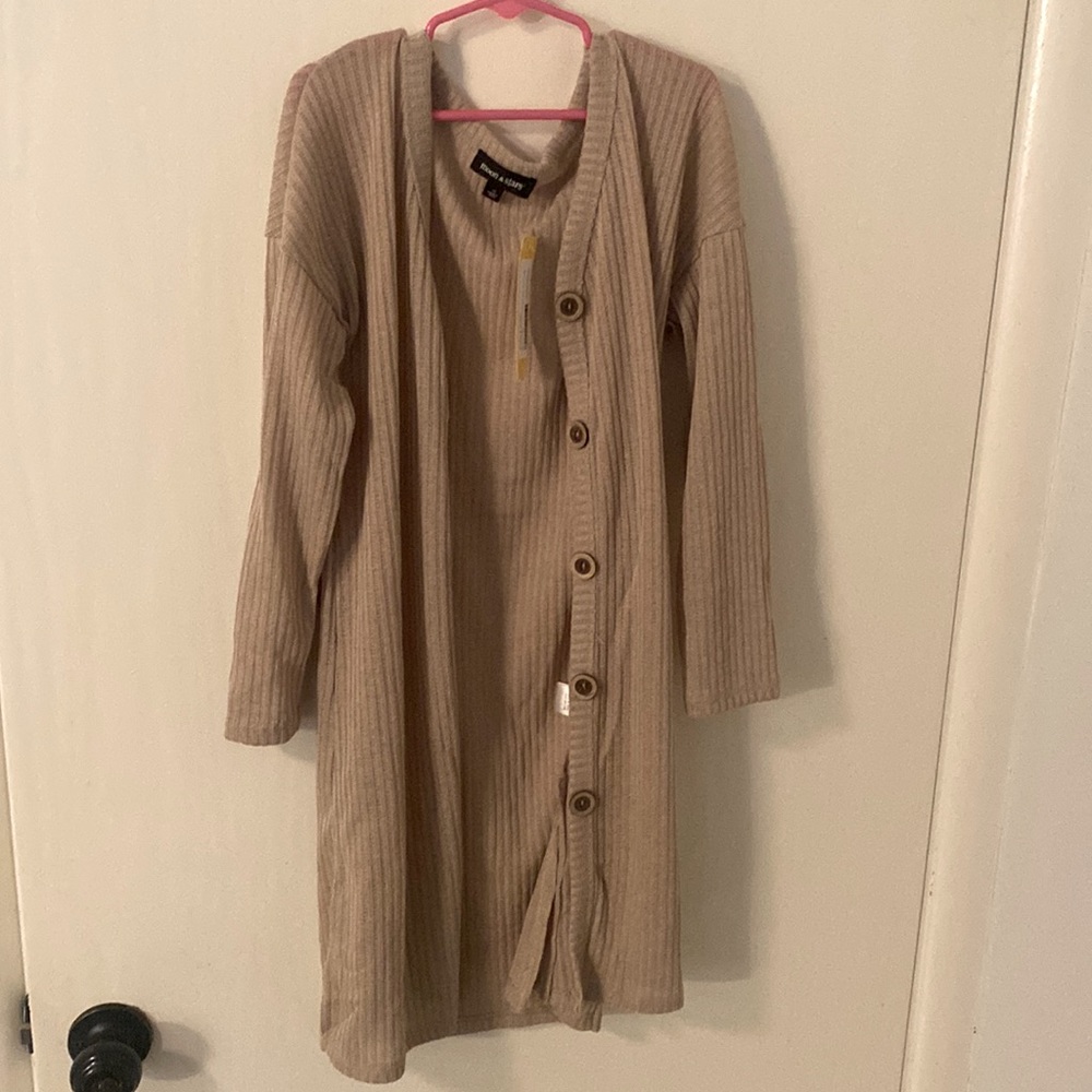 Girls Size 14, Tan Duster. From Stitchfix, new with tags! Moon and Stars Brand.